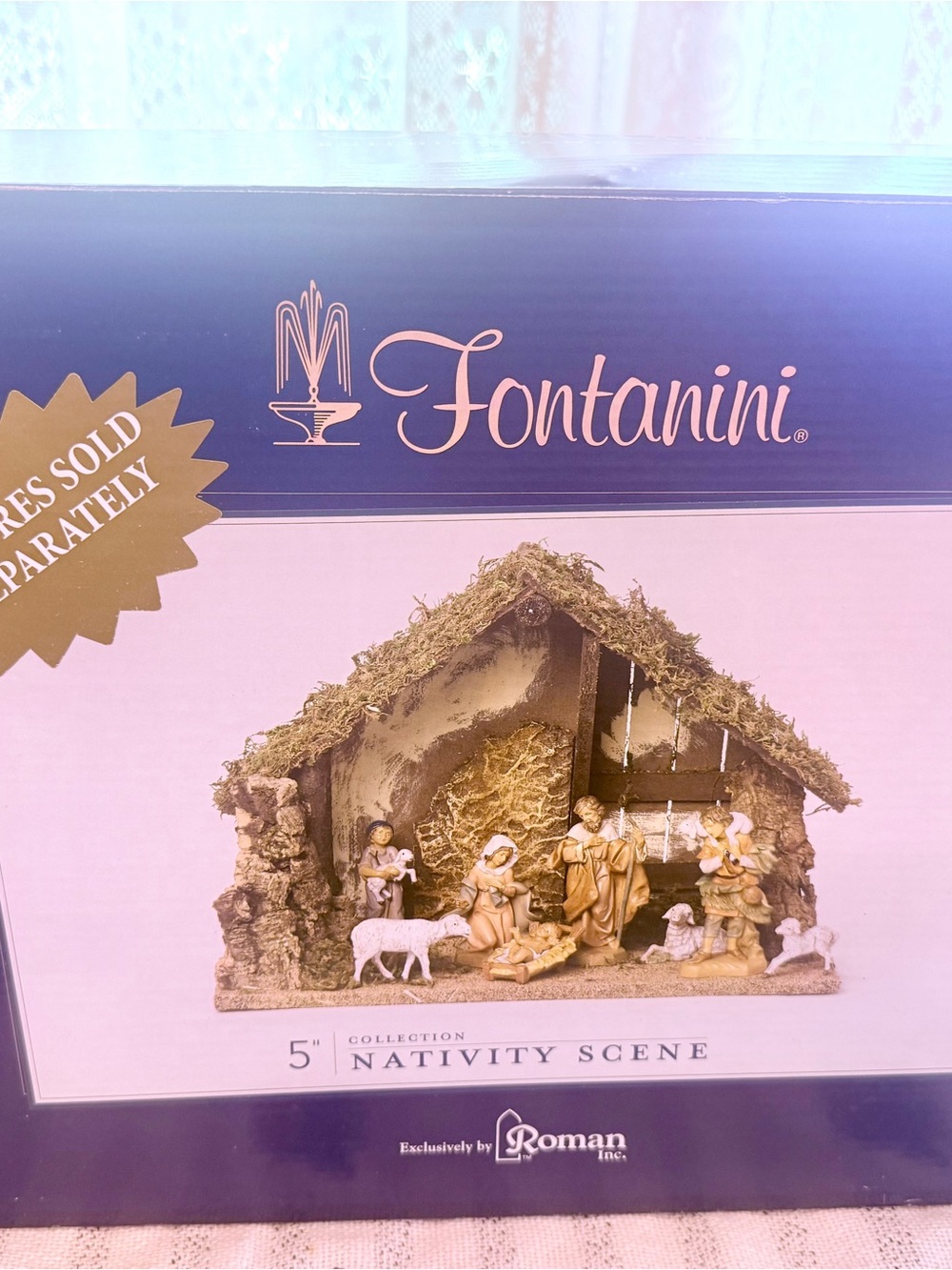 Fontanini Italian Nativity Set Stable, Holy Family, Wise Men-All Stamped & Boxed